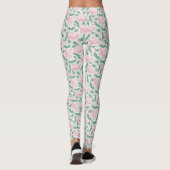 Handgemaakte kerstduif voor Peace Olive Branch Leggings (Achterkant)