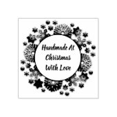 Handgemaakte kerststempel rubberstempel (Afrduk)