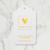 Handgemaakte Kleding Accessoires Logo Prijs Hang L Cadeaulabels (Voorkant)