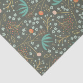 Handgemaakte kleurrijke kerstflora tissuepapier (Detail)