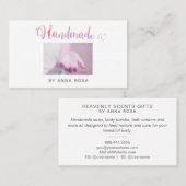 *~* HANDGEMAAKTE Knutselen Handgemaakte Upload Visitekaartje (Voorkant / Achterkant)