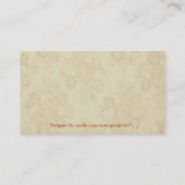 Handgemaakte Kralen Lace-effect Visitekaartjes (Achterkant)