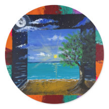 Handgemaakte kunst - Dag en Nacht 