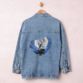 Handgemaakte kunst - dansen met de maan denim jacket (Hangar)