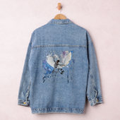 Handgemaakte kunst - dansen met de maan denim jacket (Hangar)