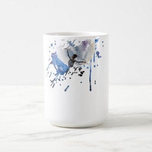 Handgemaakte kunst - dansen met de maan koffiemok
