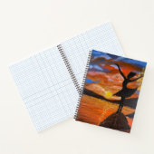 Handgemaakte kunst / Dansen met zonnen Notitieboek (Binnen)
