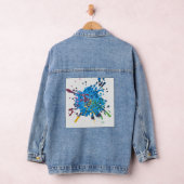 Handgemaakte kunst - De bloemenwiel Denim Jacket (Hangar)