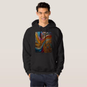 handgemaakte kunst hoodie (Voorkant volledig)