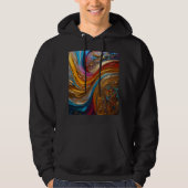 handgemaakte kunst hoodie (Voorkant)