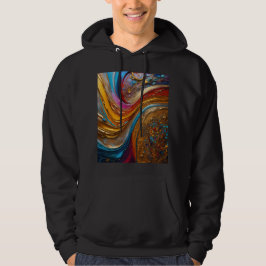 handgemaakte kunst hoodie