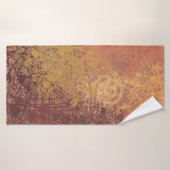 Handgemaakte kunst. Kleurrijke textuur. Moderne il Badhanddoek (Badhanddoek)