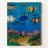 Handgemaakte kunst - ocediepte notitieboek (Achterkant)
