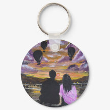 Handgemaakte Kunst – Samen bij zonsondergang