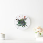 Handgemaakte kunst - Sinaasappel bomen  Ronde Klok (Huis)