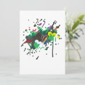 Handgemaakte kunst - Vlinderbloesem Kaart (Staand voorkant)