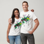 Handgemaakte kunst - Vlinderbloesem T-shirt (Unisex)