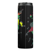Handgemaakte kunst - Vlinderbloesem Thermosbeker (Achterkant)