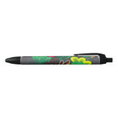 Handgemaakte kunst - Vlinderbloesem Zwarte Inkt Pen (Bovenkant)