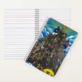 Handgemaakte kunst - WK voetbal Notitieboek (Binnen)
