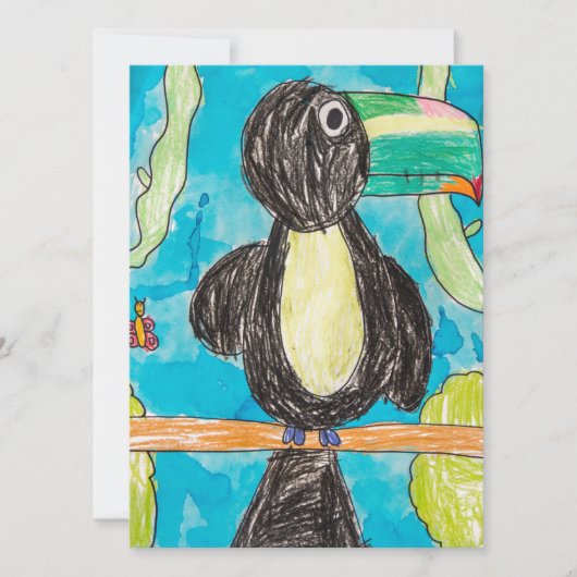 Handgemaakte kunstartikelen kaart (Voorkant)