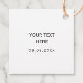 Handgemaakte Labels, aangepast Kraft-Label voor kr Bedankjes Labels (Achterkant)