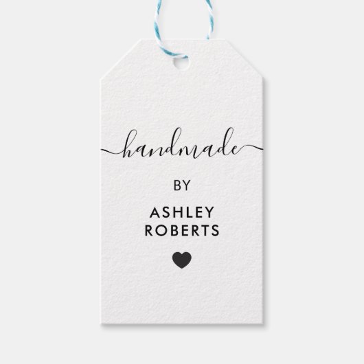 Handgemaakte Labels, aangepast Kraft-Label voor kr Cadeaulabel (Voorkant)