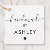 Handgemaakte Labels, Aangepaste Ambachtelijke Wink Bedankjes Labels (Voorkant)