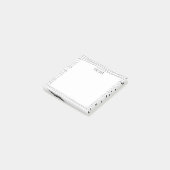 Handgemaakte lijnen aangepast grafisch logo op maa post-it® notes (Schuin)