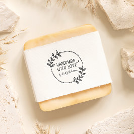 Handgemaakte lijnen met liefdesnaam rubberstempel