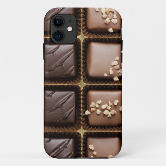 Handgemaakte luxe chocolade in een doos Case-Mate iPhone case (Achterkant)