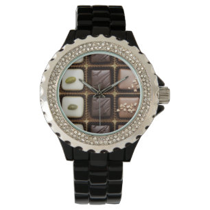 Handgemaakte luxe chocolade in een doos horloge