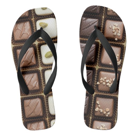Handgemaakte luxe chocolade in een doos teenslippers (Voetbed)