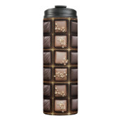 Handgemaakte luxe chocolade in een doos thermosbeker (Voorkant)