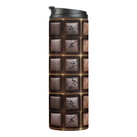 Handgemaakte luxe chocolade in een doos thermosbeker (Geroteerd rechts)