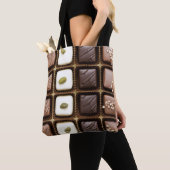 Handgemaakte luxe chocolade in een doos tote bag (Dichtbij)