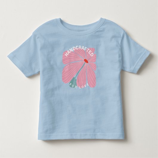 Handgemaakte meisjes voor liefde kinder shirts (Voorkant)