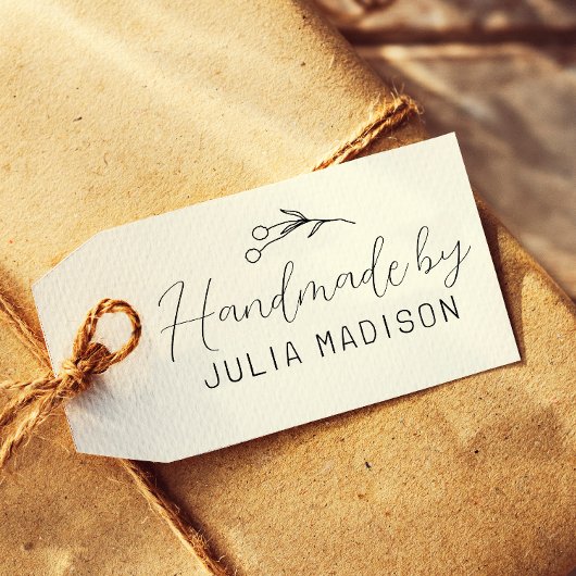 Handgemaakte met de hand getrokken botanisch spuit zelfinktende stempel