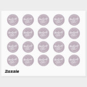 Handgemaakte Met Liefde Verpakking Sticker (Vel)