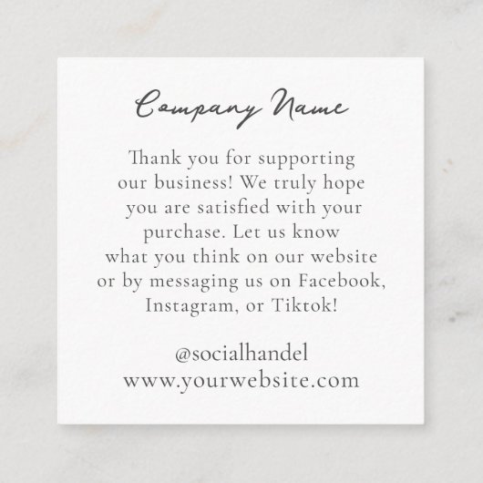 Handgemaakte Moonstone Ketting Sieraden Display Ka Informatiekaartje (Achterkant)