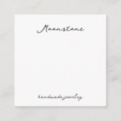 Handgemaakte Moonstone Ketting Sieraden Display Ka Informatiekaartje (Voorkant)