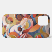 Handgemaakte Muziek Abstract Schilderen Case-Mate iPhone Case (Achterkant (horizontaal))