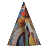 Handgemaakte Muziek Abstract Schilderen Feesthoedjes (Achterkant)