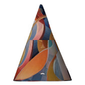 Handgemaakte Muziek Abstract Schilderen Feesthoedjes (Rechts)