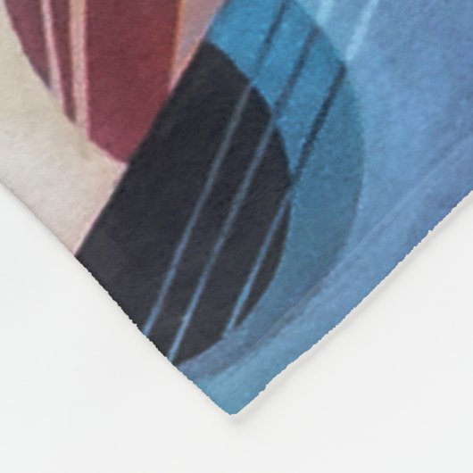 Handgemaakte Muziek Abstract Schilderen Fleece Deken (Hoek)