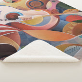 Handgemaakte Muziek Abstract Schilderen Sherpa Deken (3/4)