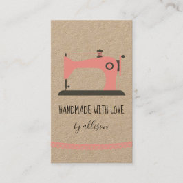 Handgemaakte naairoze handtas — Info Cute Visitekaartje