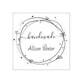 Handgemaakte naam rubberstempel (Afrduk)