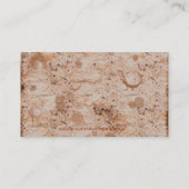 Handgemaakte Paper-effect Bedrijfs- & profielkaart Visitekaartje (Achterkant)