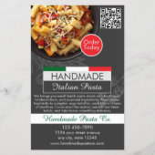 Handgemaakte Pasta Winkel Flyer (Voorkant)